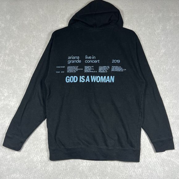 Ariana Grande Sweetener World Tour 2019 Hoodie Ladies Size Medium God Is A Woman - Picture 6 of 10